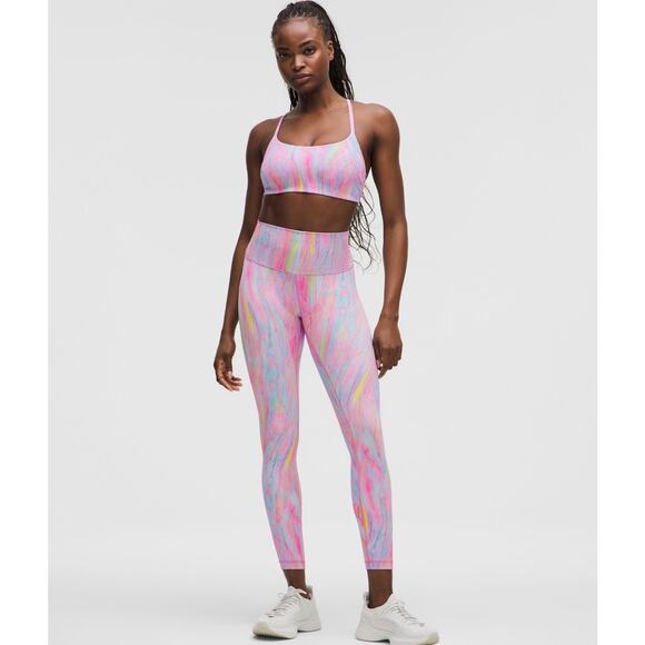 NWT Sz.4  Lululemon Wunder Train High Rise Tight 25” Prism Marble Multicolor - Picture 10 of 10